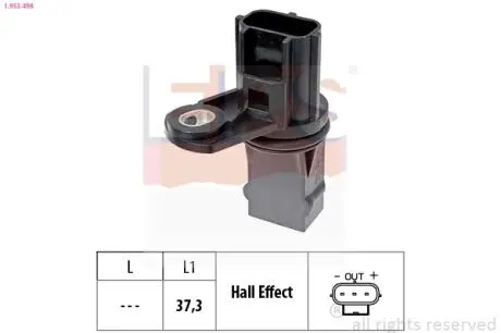 Датчик положення к/вала Ford Focus 1.4/1.6/1.8 98-12/Mondeo 1.8/2.0/2.2TDCI 00-07/Transit Connect 1.8-02-13 EPS 1.953.498