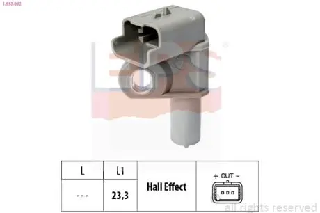 Датчик положення р/вала Ford Focus, Fiesta /Citroen C5 2.0Hdi 01- EPS 1.953.632