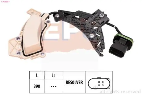 AUDI Датчик положения ротора (электромотор.) A6 C8 (4A2) 50 TFSI e quattro 19- EPS 1.953.857