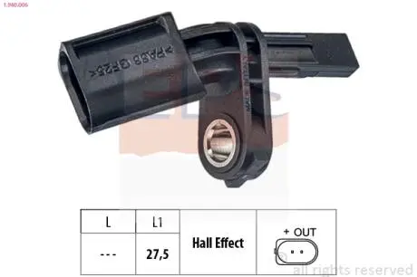 Датчик ABS перед правий VW T-5 / Skoda Octavia EPS 1.960.006