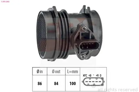 Витратомір повітря DB W202W210R129/230 -97 EPS 1.991.064