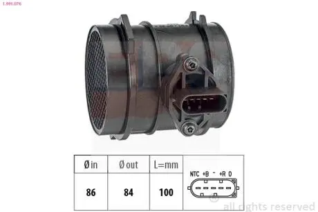 Витратомір повітря DB M113 W210/211/251/220 EPS 1.991.076