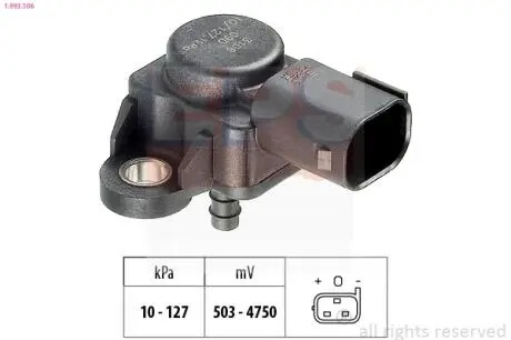 Датчик вакуума VV Crafter, Mercedes W168 A140- W220 S600 06.97- EPS 1.993.106