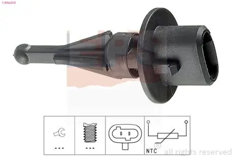 Датчик температури повітря Toyota/Subaru/Opel/Nissan/Mazda EPS 1.994.010