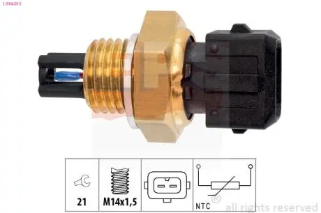 Датчик темп. впуск. повітря Chevrolett Aveo/Lacetti 1.4/1.6 Renault 1.6 EPS 1.994.015