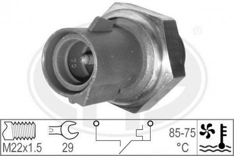 Термовключатель вентилятора радиатора ERA 330183 (фото 1)