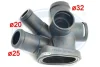 Фланець системи охолодження VW Golf III/IV/Passat 88-02 ERA 354075 (фото 1)