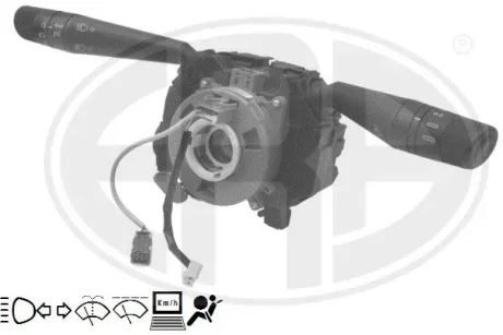 Перемикач комбінов. під кермом (склоочисники, фари, індикатори, керув. компьютер.) FIAT DOBLO, DOBLO CARGO 01.10- ERA 440758