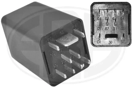 Контролер/реле свічок накалу AUDI A2, A3, A4 B6, A4 B7, A6 C6, SEAT ALTEA, ALTEA XL, LEON, TOLEDO III, SKODA OCTAVIA II, SUPERB II, VW CADDY III, CADDY III/MINIVAN, EOS 1.4D-2.0D 02.03-07.15 ERA 661340