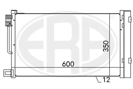 Радиатор ERA 667010
