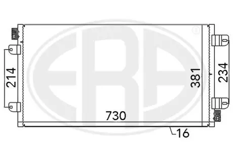 Радиатор ERA 667030