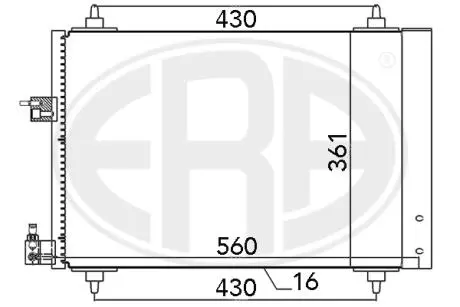 Радіатор ERA 667039