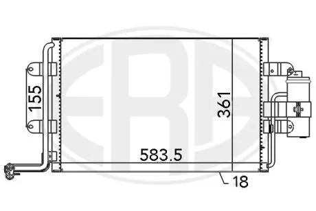 Радиатор ERA 667062