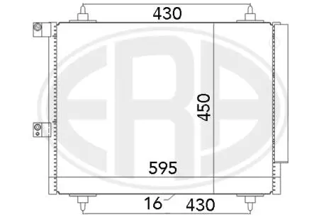 Радиатор ERA 667063