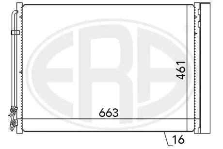 Радиатор ERA 667079