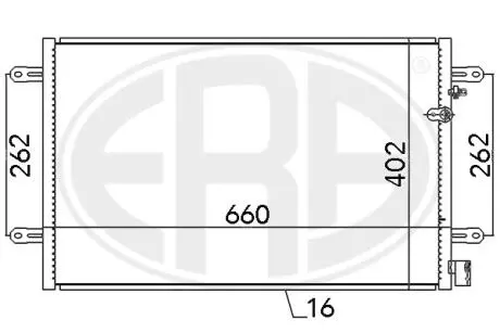 Радиатор ERA 667086
