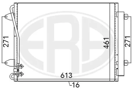 Радіатор ERA 667108