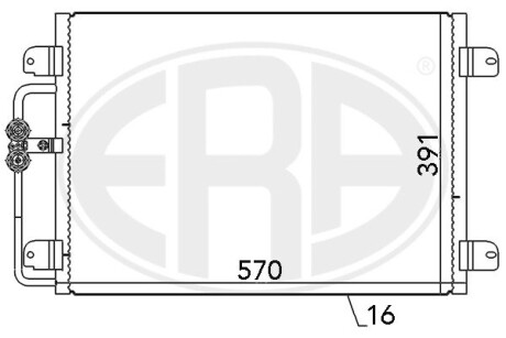 Радиатор ERA 667143