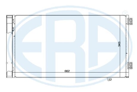 Радиатор кондиционера ERA 667249