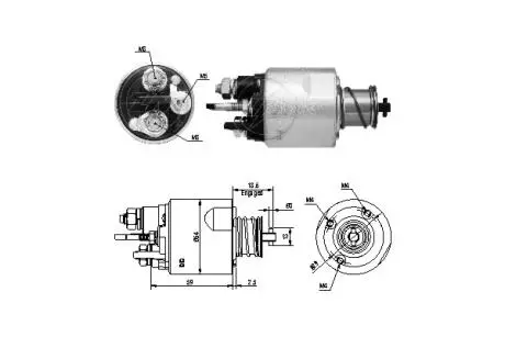 Тягове реле, стартер ERA ZM5494