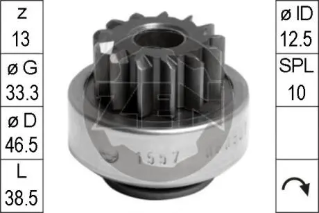 Бендикс стартера ERA ZN1557