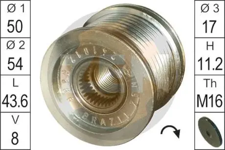 Шків генератора ERA ZN5566
