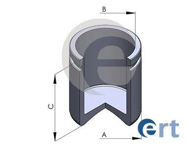 Поршень супорта (переднього) Citroen Jumper/Fiat Ducato 06- (50x59.5mm) Brembo ERT 151578C