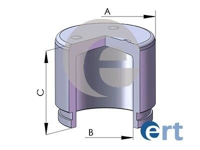 Поршень супорта (переднього) Nissan Almera 01-06 (54x49mm) ERT 151740C