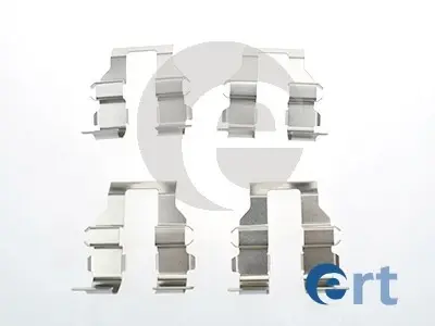 Планка супорта (переднього) прижимна (к-кт) Mitsubishi Pajero/Galant VII/VIII 92-07 (Akebono) ERT 420116