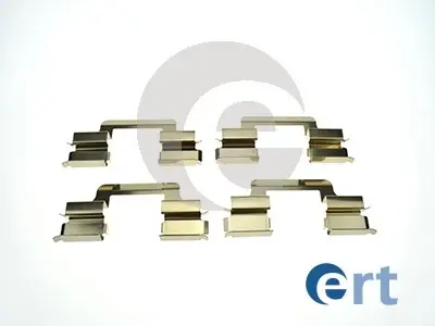 Планка супорта (переднього) прижимна (к-кт) Citroen C6 05-12/Peugeot 407 04- (Lucas) ERT 420332