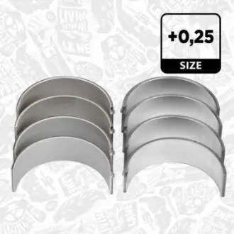 Вкладыши шатунные BMW 5 (E60/F10/G30/F90)/7 (G11/G12)/X5 (F15/F85/G05/F95) 05- B47/N47 (+0.25) ET ENGINETEAM LP003925