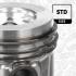 Поршень Citroen Berlingo/Peugeot Partner 1.6HDI 05- (75.00mm/STD) ET ENGINETEAM PM012600 (фото 3)