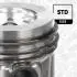 Поршень Citroen Berlingo/Peugeot Partner 1.6HDI 05- (75.00mm/STD) ET ENGINETEAM PM012600 (фото 3)