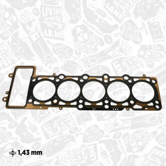 Прокладка ГБЦ VW T5 2.5TDI 03- (3 мітки) (1.43mm) ET ENGINETEAM TH0030