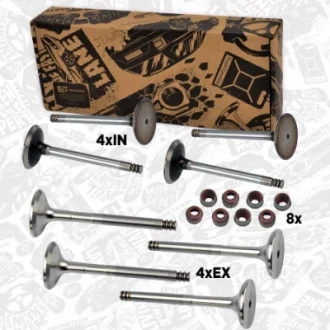 Комплект клапанів, впускний / випускний клапан boxET – service kit ET ENGINETEAM VS0005 (фото 1)