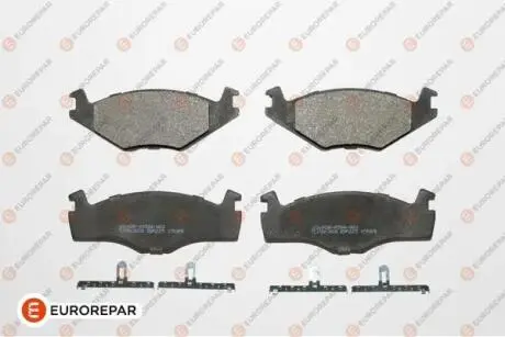 Колодки тормозні (передні) Seat Cordoba/Ibiza/Toledo 93-02/VW Caddy/Passat B2-B4 79-92/Golf 74-99 EUROREPAR 1617248080