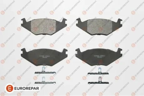 Колодки гальмівні (передні) Seat Cordoba/Ibiza 94-02/VW Golf/Jetta/Polo 81-94/Passat B1/B2 79-88 EUROREPAR 1617248180