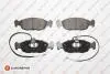 Колодки тормозные (передние) Peugeot 106/306 91-04 (+датчики L=180mm/305mm) EUROREPAR 1617252380 (фото 1)