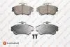 Колодки гальмівні (передні) Mitsubishi Carisma 95-06/Colt 04-13/Volvo V40/S40 95-06 EUROREPAR 1617265180 (фото 1)