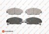 Тормозные колодки (передние) Honda Accord V 92-98/Prelude III/IV/V 86-01/Rover 600 93-00 EUROREPAR 1617266580 (фото 1)