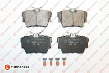 Колодки гальмівні (задні) Renault Trafic/Opel Vivaro/Nissan Primastar/Interstar 01-/NV300 16- EUROREPAR 1617269080
