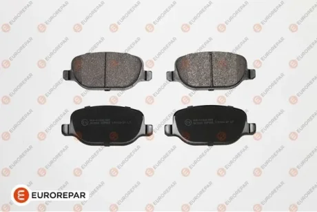 Колодки гальмівні (задні) Alfa Romeo 159/Brera/Spider/Lancia Thesis 02-12 EUROREPAR 1617280680