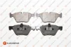 Колодки гальмівні (передні) BMW 3 (E90/E91/E92) 07-13/5 (E60/E61) 03-10/X1 (E84) 09-15 EUROREPAR 1617284280 (фото 1)