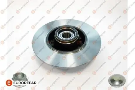 Диск гальмівний (задній) Renault Megane 08- (260x8) (+ABS) (з підшипником) PRO EUROREPAR 1619238680