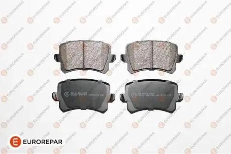 Колодки гальмівні (задні) Audi A6/VW Passat/CC 1.8TSI/2.0TDI 05- EUROREPAR 1623062680
