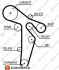 Ремінь ГРМ VW T5/ Caddy/Crafter 09-/Audi A3/A4/A5/Q3 1.6/2.0TDI 06- (160x25) EUROREPAR 1633143680 (фото 1)