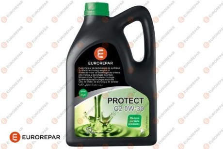 Масло моторное Protect C2 0w-30, 5л. EUROREPAR 1639368780