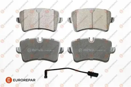 Колодки тормозные (задние) Audi A4/A5/A6/A7 10- (+датчик) EUROREPAR 1639377780