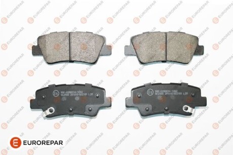 Тормозные колодки (задние) Hyundai Accent 18-/Elantra/Tucson/ix35/Kia Sportage/Soul 15-/Rio 17- EUROREPAR 1681162180