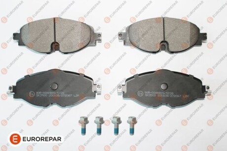 Колодки гальмівні (передні) Audi A1/Q3 18-/Seat Leon/Skoda Octavia/VW Golf/Caddy/Touran/Passat 12- EUROREPAR 1681162380